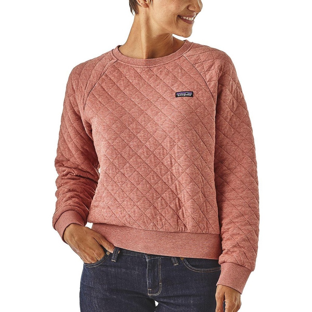 Organic Cotton Quilt Crew Sweatshirt - Women's